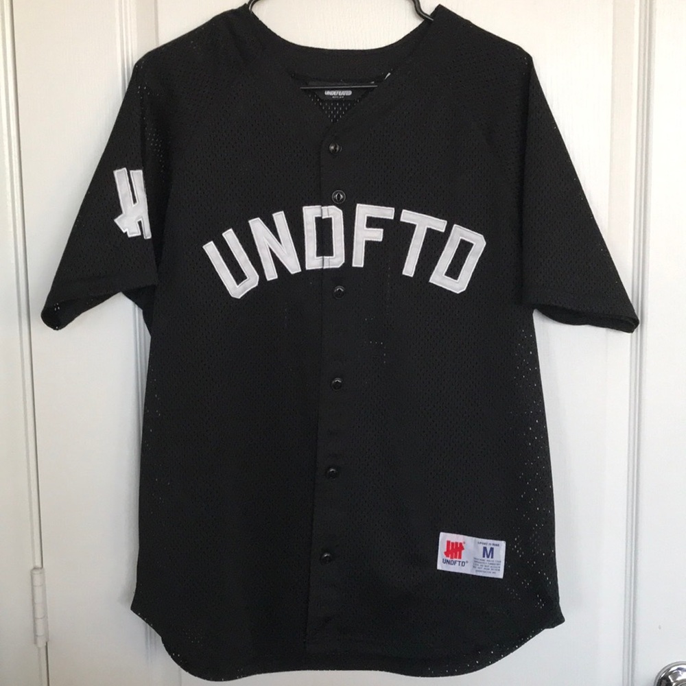 Undefeated mesh baseball jersey